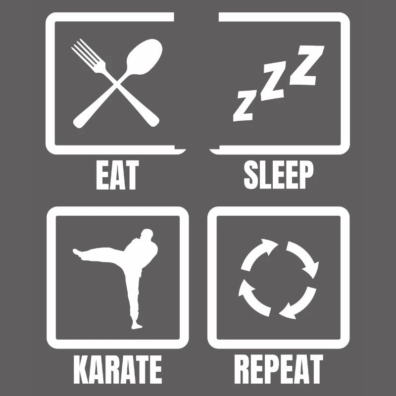 Eat Sleep Karate Repeat