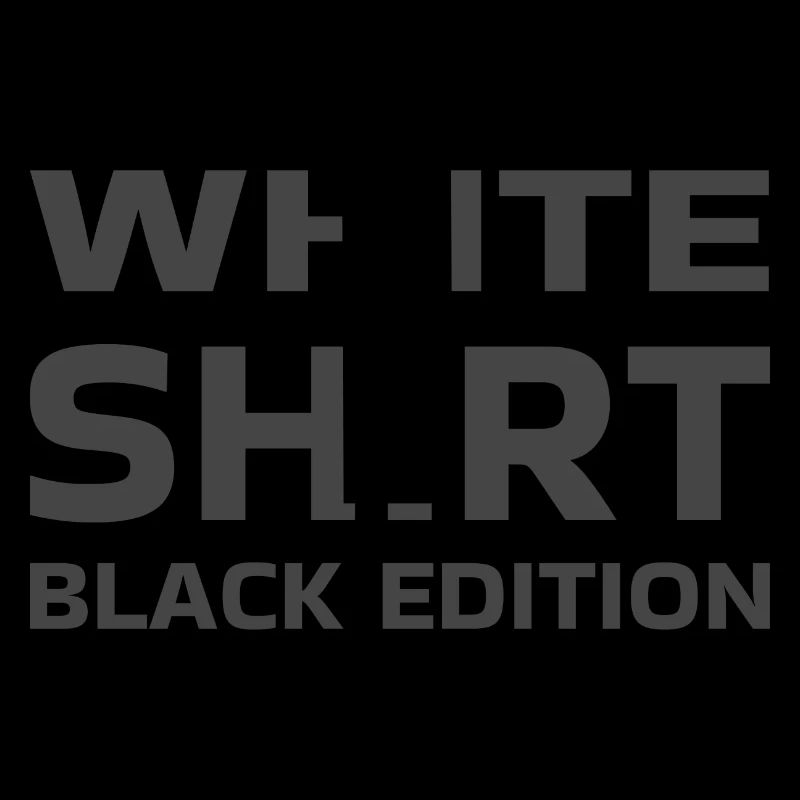 Wit Overhemd Black Edition