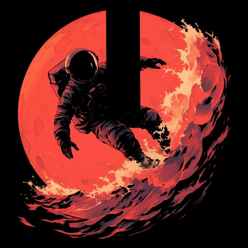 Astronaut Surfer
