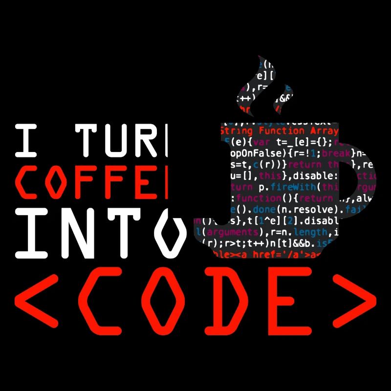 Programmers generate code from coffee
