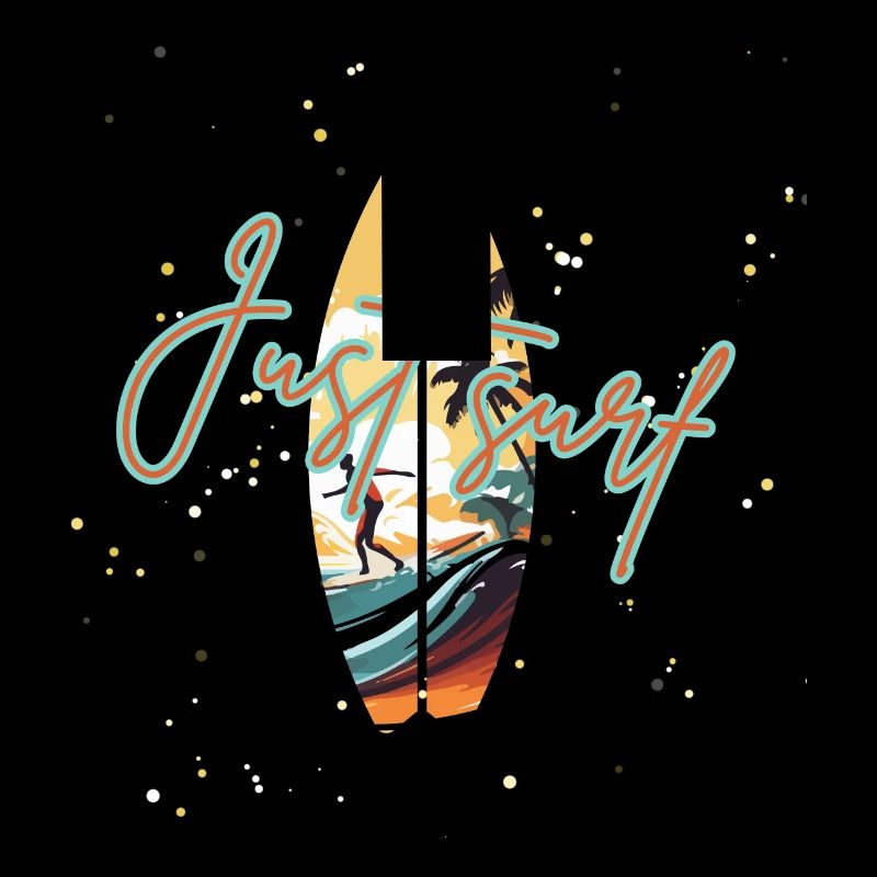 Surfeur Sunset Design