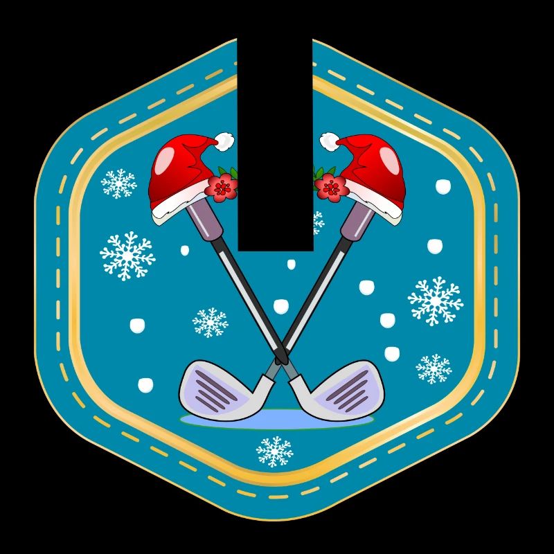 FÊTE DE NOËL PARCOURS DE GOLF GOLF JOUER