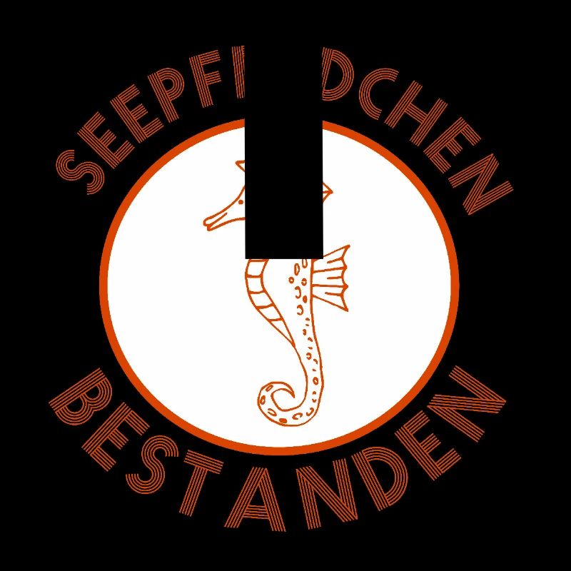 Seepferdchen bestanden Abzeichen Prüfung
