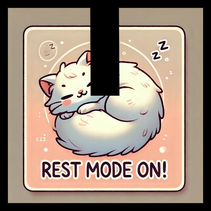 Rest Mode – Sleeping Cat