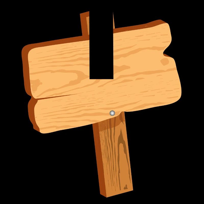 Panneau rustique en aspect bois sans texte