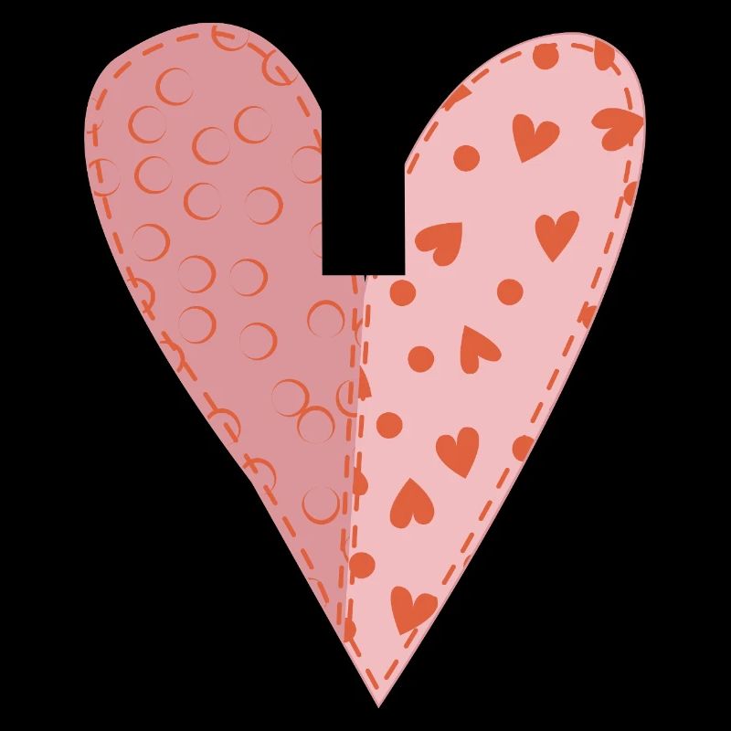 Patchwork Herz Nr. 9