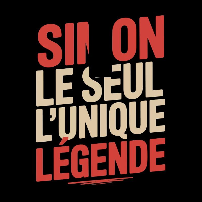Simon, das einzige einzigartige Legenden-Mann-Geschenk