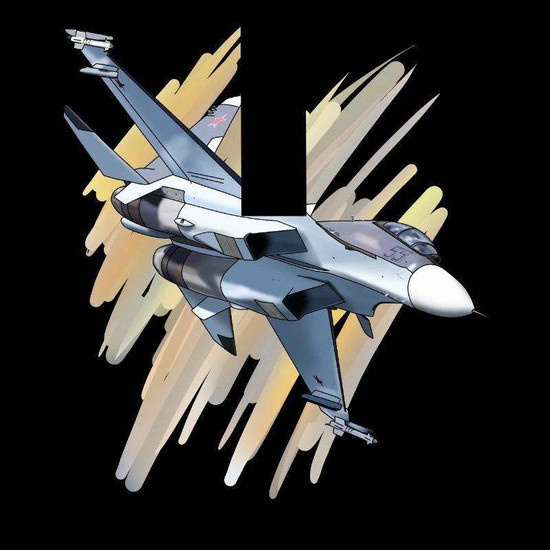 Kampfjet im Dynamikdesign