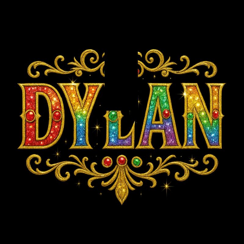 DYLAN Glitter Gold Sequins