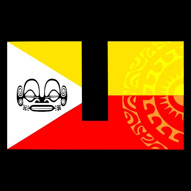 Marquesan Flagge - Personalisiert 1