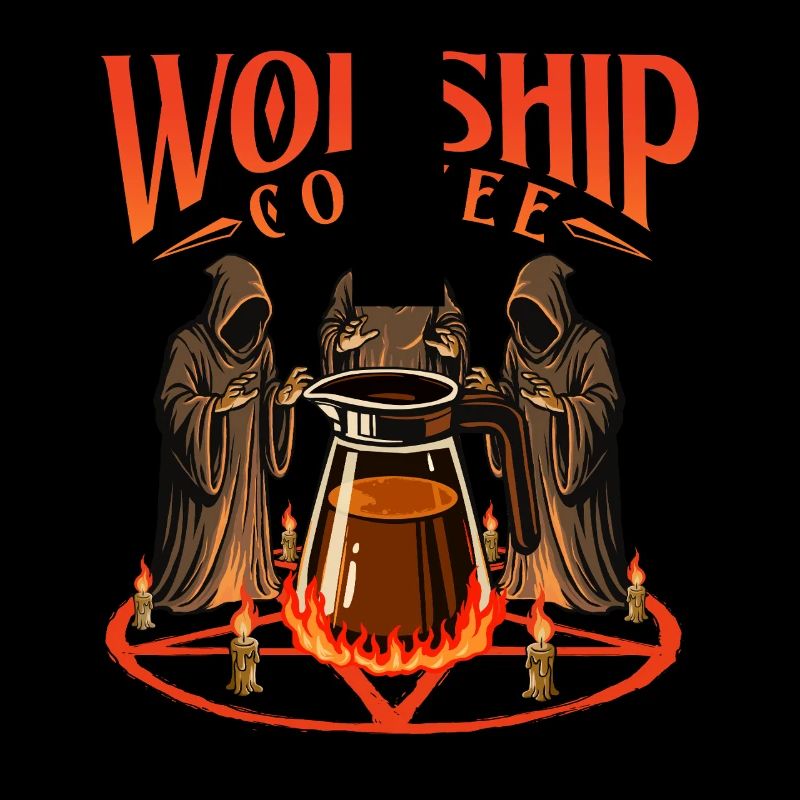 Worship Coffee Bold Caffeine Statement