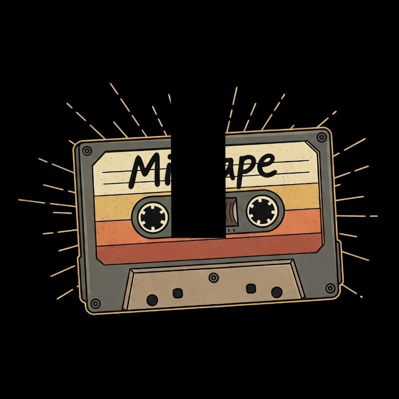 Retro Mixtape Kassette