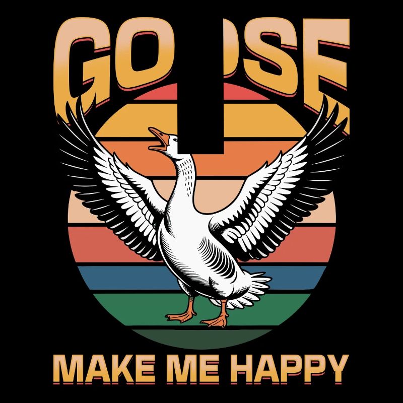 Funny Bird Goose