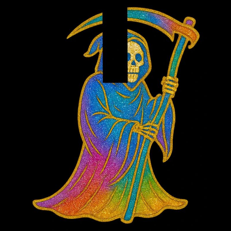 Der Tod | Regenbogen Sensenmann