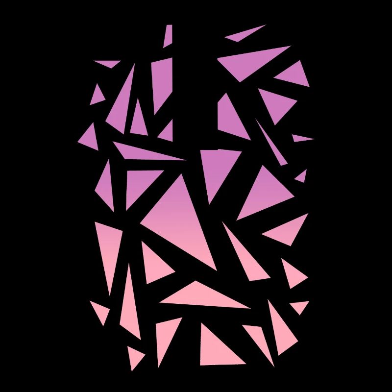 Triangle Pattern - Purple Pink