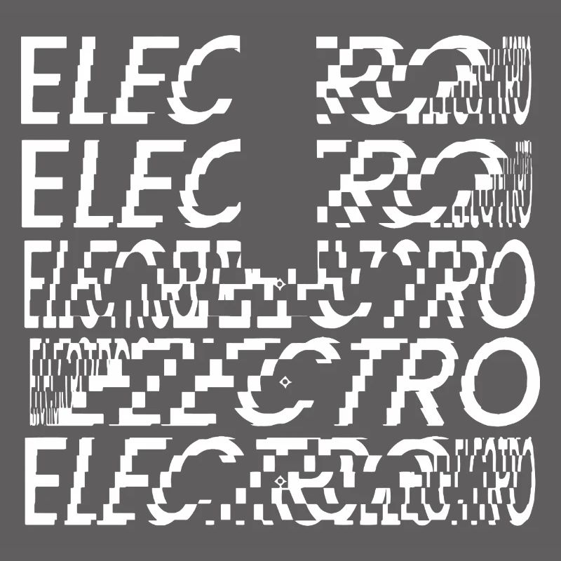 Électro-typographie Glitch