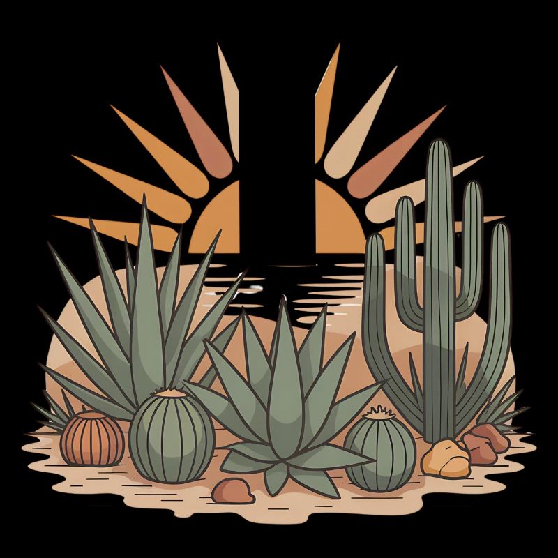 Boho Nature Cacti