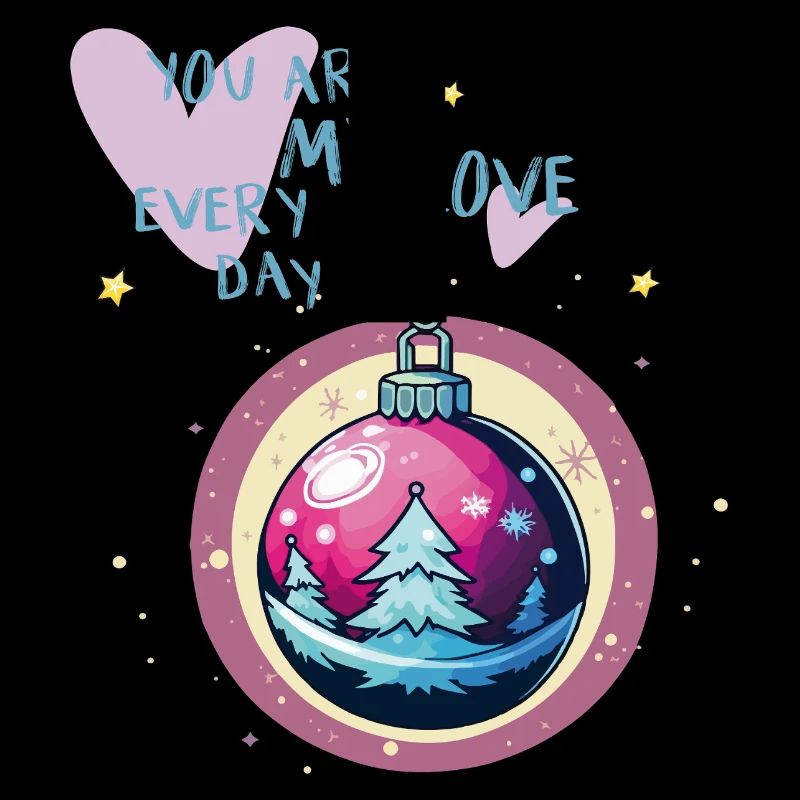 Weihnachtskugel Liebe