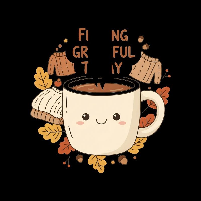 Dankbare Latte Tasse