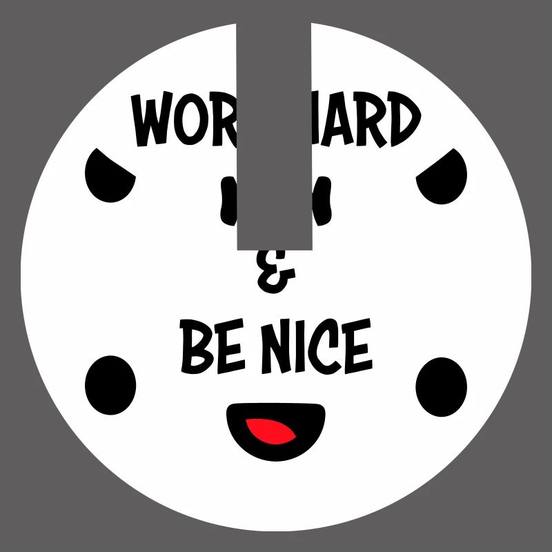 Work Hard Be Nice Motivation Positiver Geist Zitat