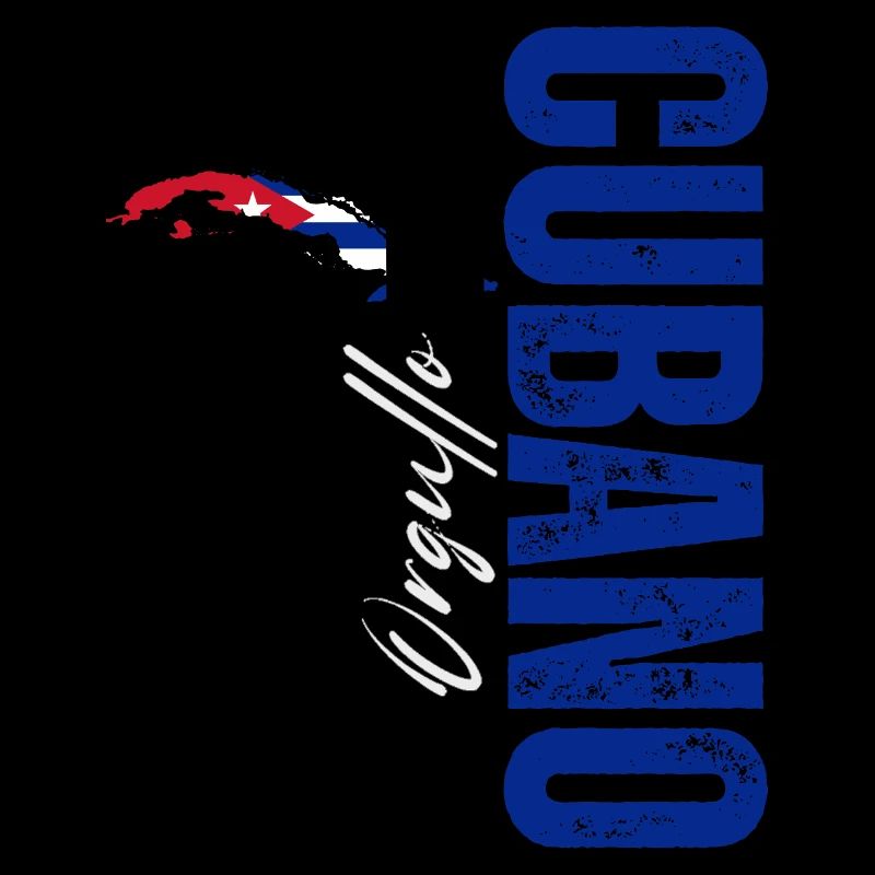 Cuban pride, vertical design