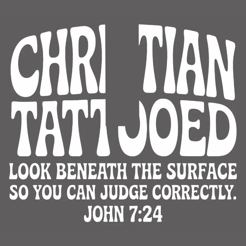 Christlich tätowierter Blick unter die Oberfläche