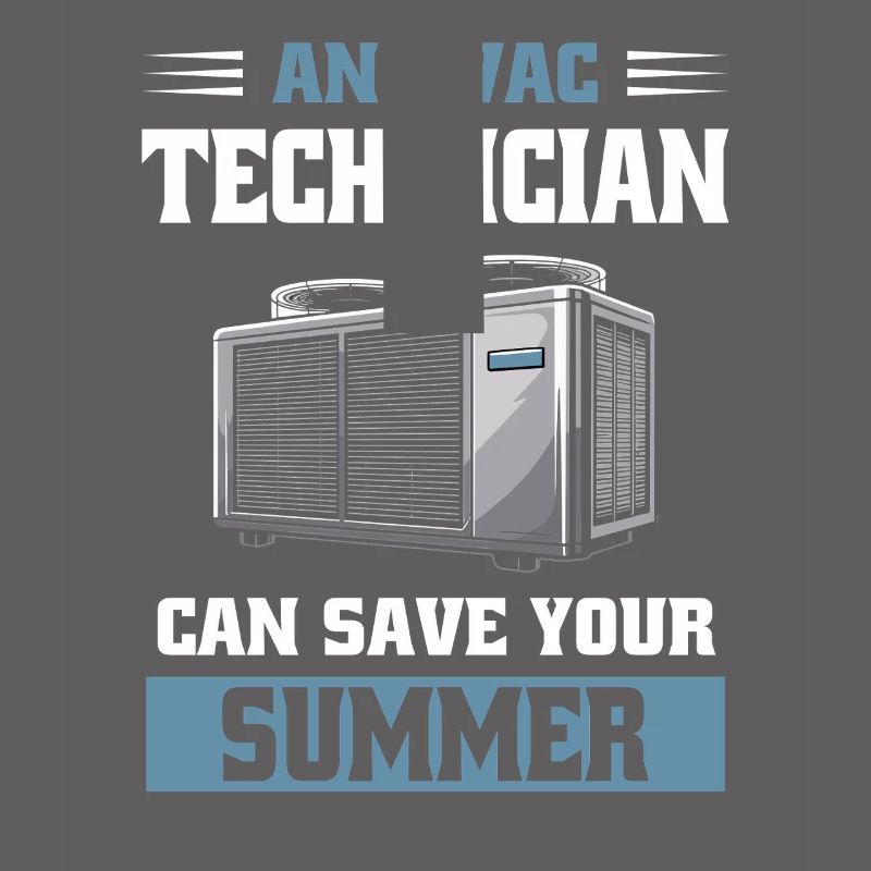 Funny HVAC Technician Design Cold Heat Engineering