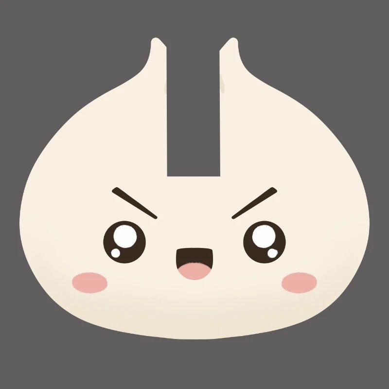 Mascotte mignonne de Grumpy Dumpling