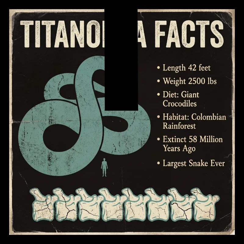Faits sur Titanoboa : Plus grand serpent de la préhistoire