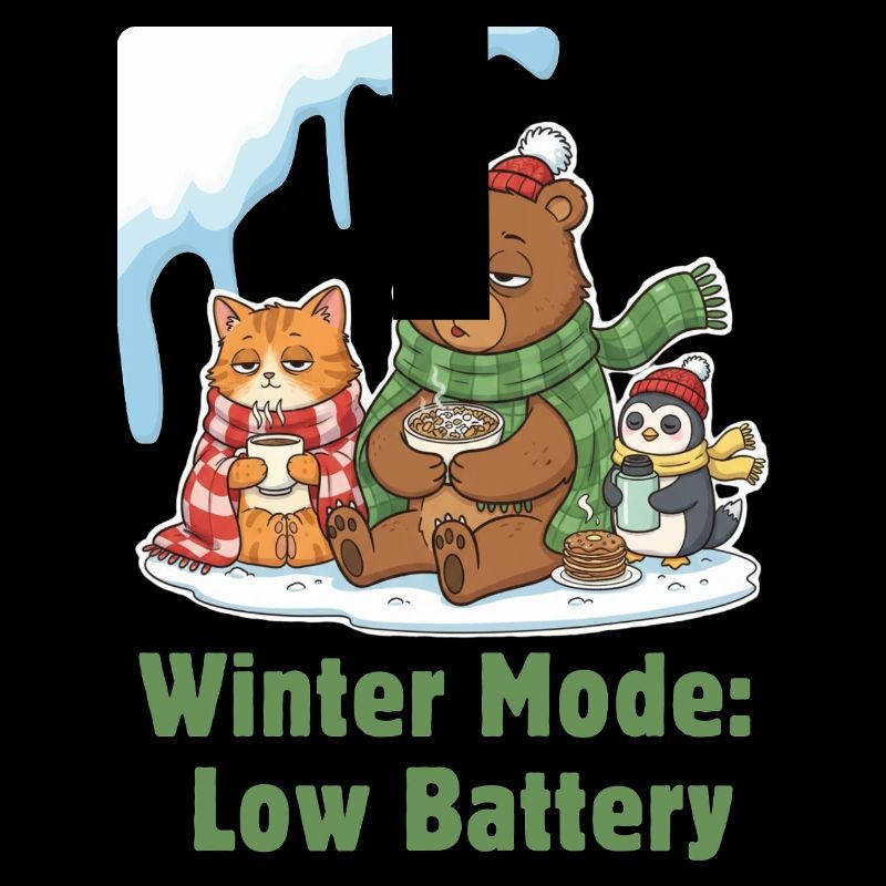 Mode hiver : Fatigué, Enveloppé et Affamé