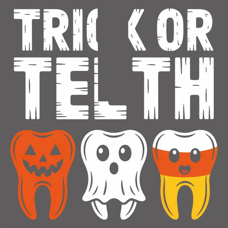 Trick oder Teeth Halloween-Trio