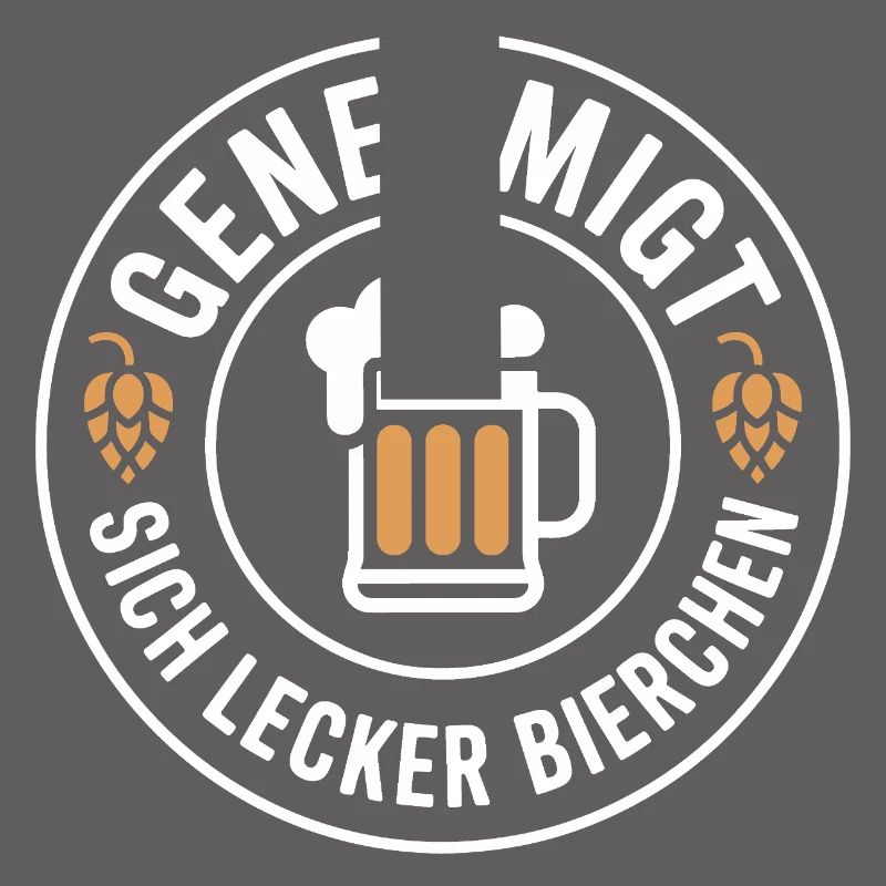 Genehmigt Sich Lecker Bierchen Saufen Party Bier 