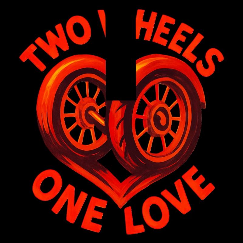 Two Wheels One Love - Motorcycle - Biker