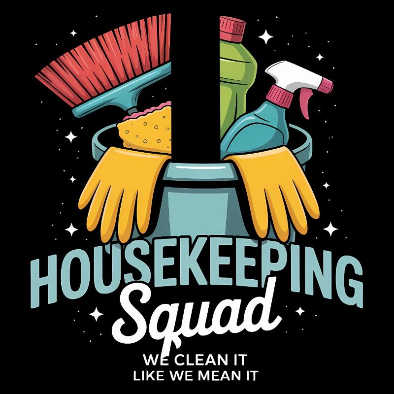 Funny Cleaning Design