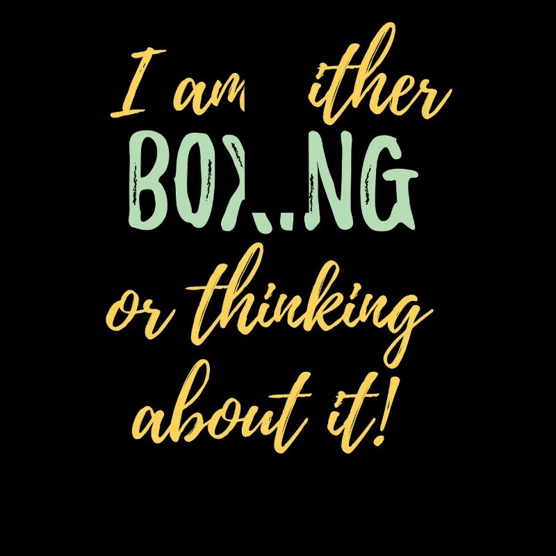 Ich boxe entweder oder denke darüber nach.