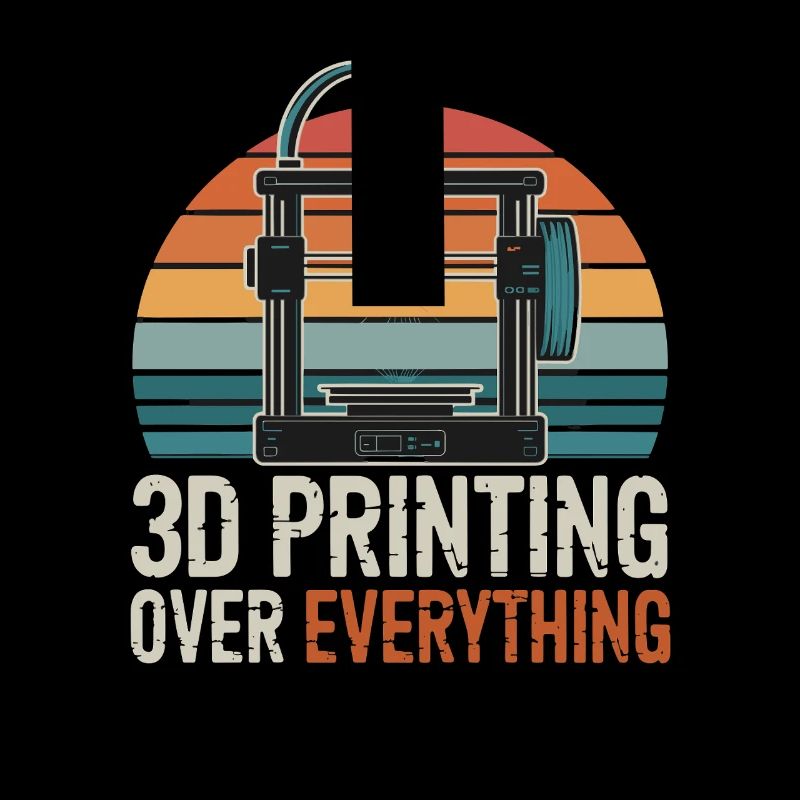  3D Printing Over Everything Retro 3D Druck Maker