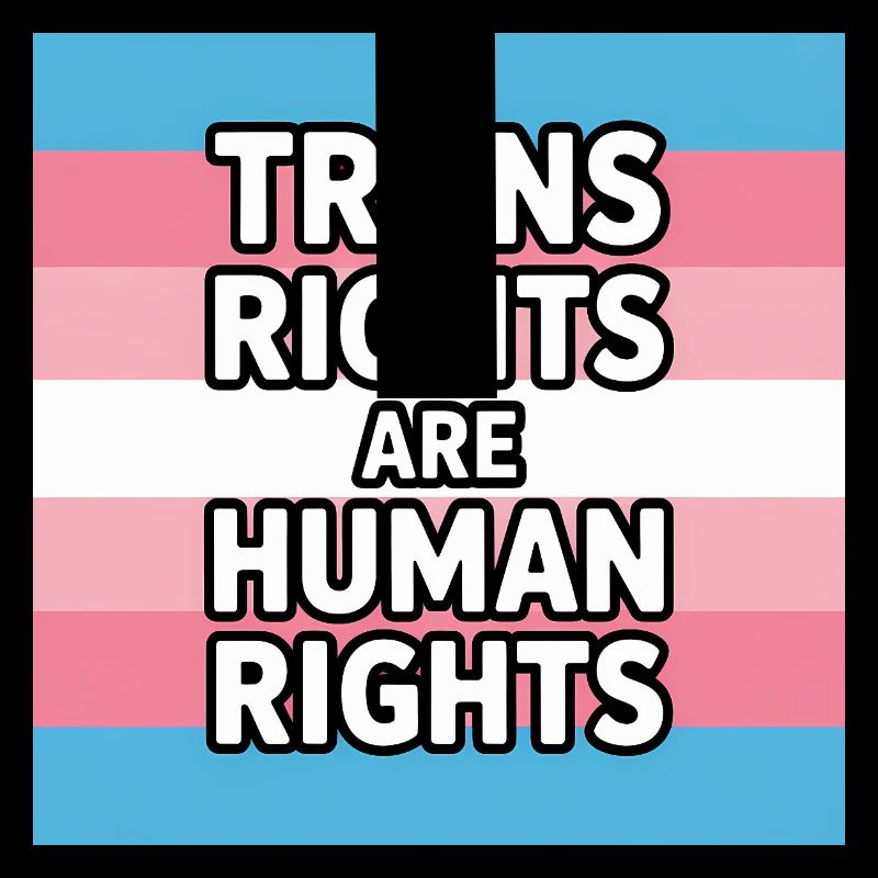 Trans-Rechte sind Menschenrechte – Pride Tee
