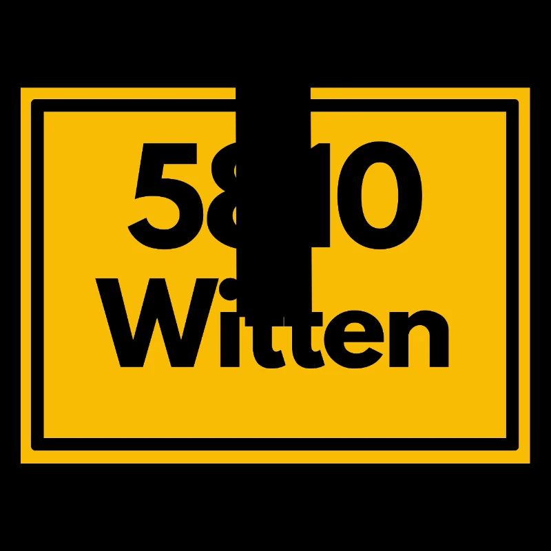 OLD POSTCODE POSTCODE RETRO 5810 WITTEN RUHRGEBIET