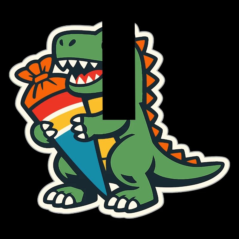 Schulkind Dino Einschulung Geschenk