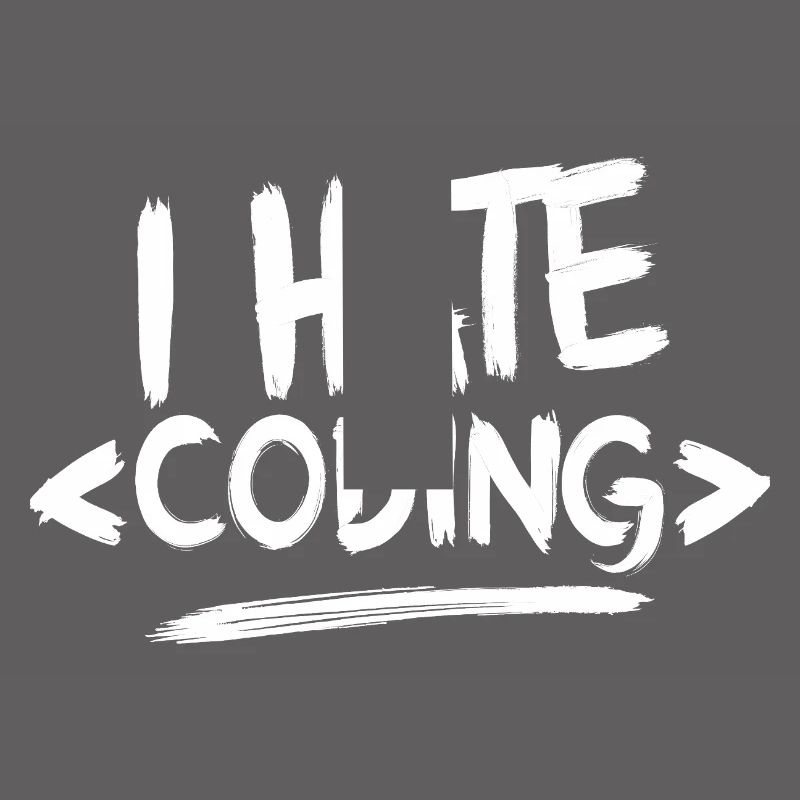 Je déteste coder Programmeur Web