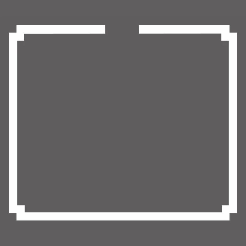 Pixel Frame 8-Bit Text Box