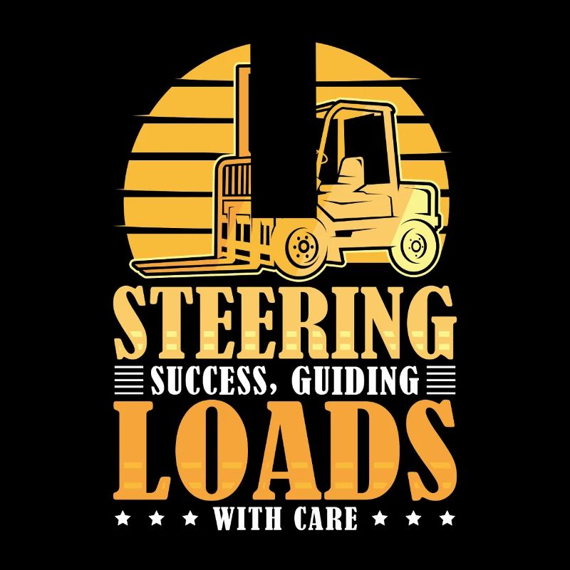 Staplerfahrer Englisch Spruch Stapler