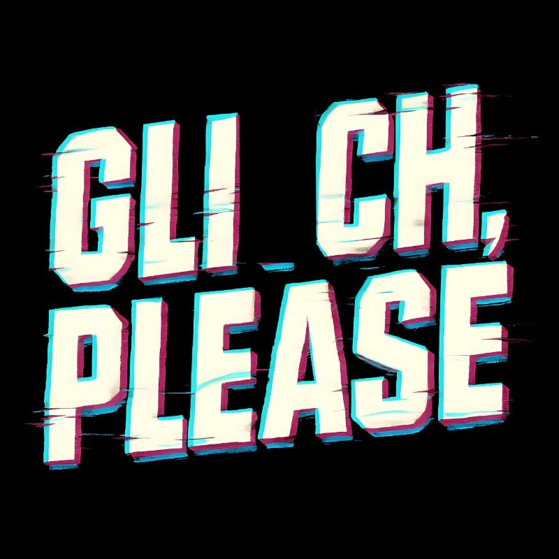 Glitch bitte | Retro Gaming Hacker Vibes
