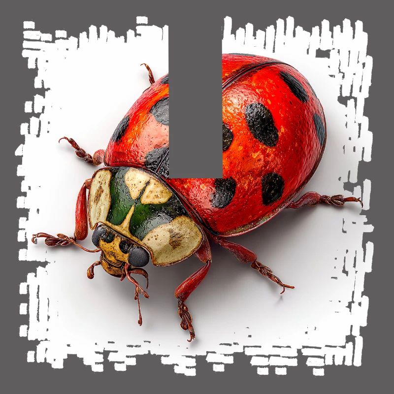 Red Ladybug Pattern Shirt