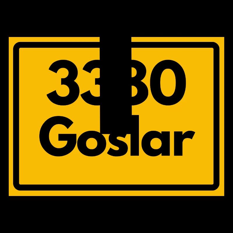 OLD POSTCODE ZIP CODE RETRO 3380 GOSLAR KAISERPFAL