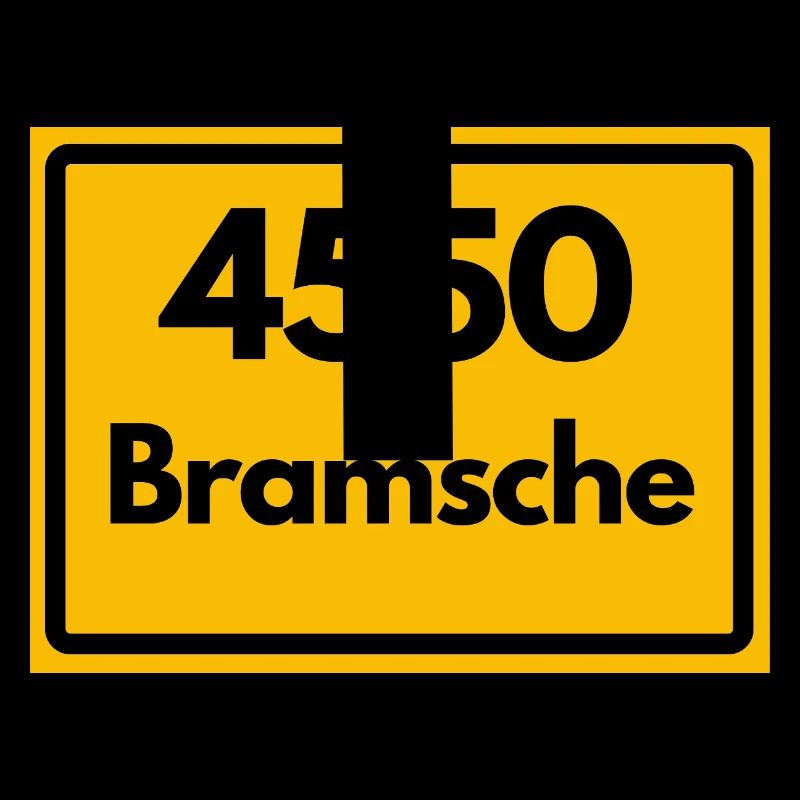 ALTE POSTLEITZAHL PLZ RETRO  4550 BRAMSCHE