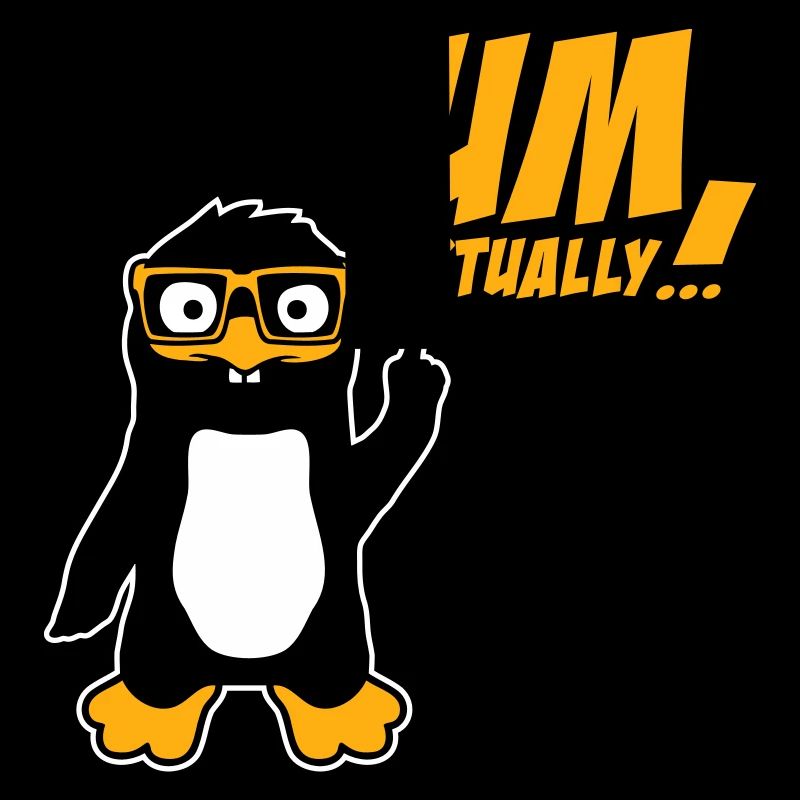 Le Pingouin devient le logo du nerd vraiment drôle