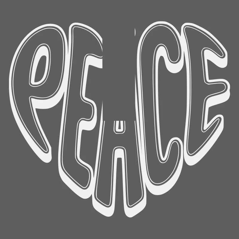 Peace Graffiti mit Peacezeichen 