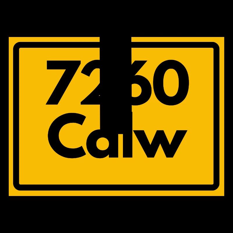 ANCIEN CODE POSTAL RETRO 7260 CALW HEIMATSTOLZ
