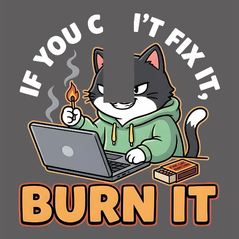 Burn It – Funny Saying for Programmers